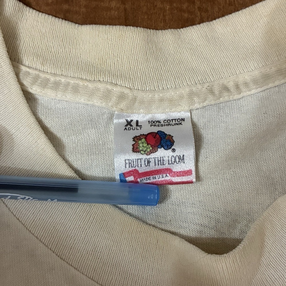 VTG 90s 17th Street Surf Shop Single Stitch Mens T Shirt XL Distressed Dog GRAIL - Picture 6 of 9